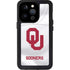 University of Oklahoma White Jersey iPhone 14 Pro Waterproof Case