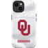 University of Oklahoma White Jersey iPhone 15 Impact Case