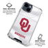 University of Oklahoma White Jersey iPhone 15 Plus Clear Case