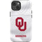 University of Oklahoma White Jersey iPhone 15 Plus Impact Case