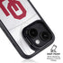 University of Oklahoma White Jersey iPhone 15 Plus Kickstand Case