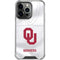 University of Oklahoma White Jersey iPhone 15 Pro Clear Case
