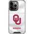 University of Oklahoma White Jersey iPhone 15 Pro Max Clear Case