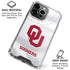 University of Oklahoma White Jersey iPhone 15 Pro Max Clear Case