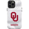 University of Oklahoma White Jersey iPhone 15 Pro Max Impact Case