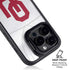 University of Oklahoma White Jersey iPhone 15 Pro Max Kickstand Case