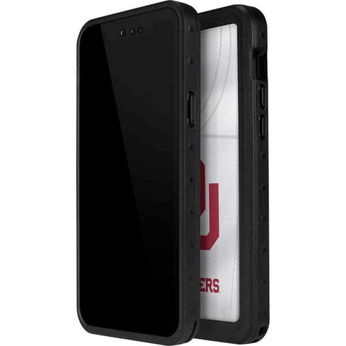 University of Oklahoma White Jersey iPhone 15 Pro Waterproof Case