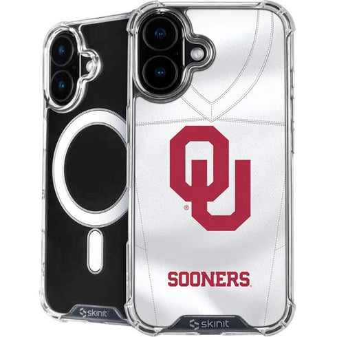 University of Oklahoma White Jersey iPhone 16 MagSafe Case