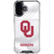 University of Oklahoma White Jersey iPhone 16 Plus Clear Case