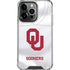 University of Oklahoma White Jersey iPhone 16 Pro Max Clear Case