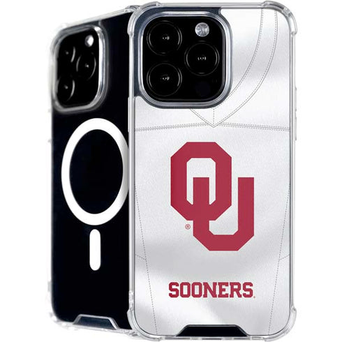 University of Oklahoma White Jersey iPhone 16 Pro Max MagSafe Case