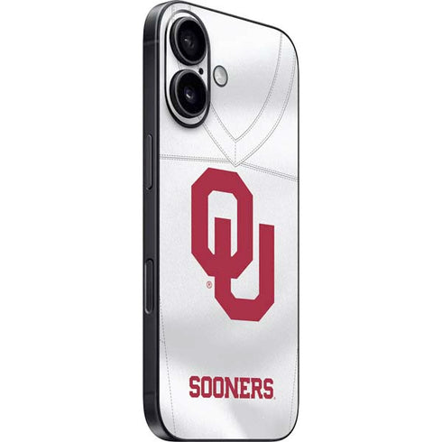 University of Oklahoma White Jersey iPhone 16 Skin