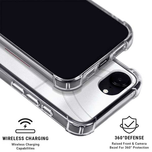 University of Oklahoma White Jersey iPhone 16e Clear Case