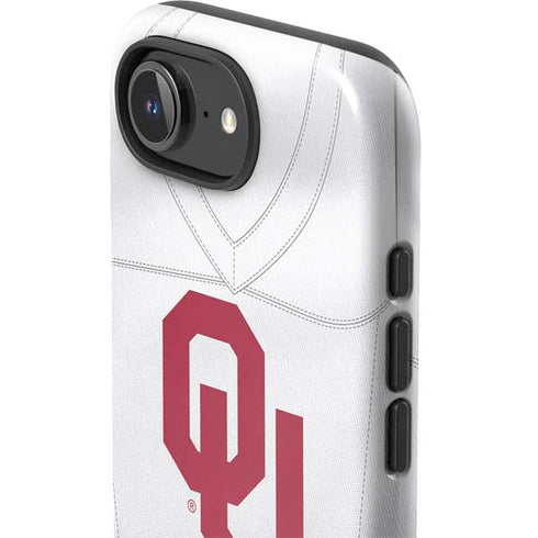 University of Oklahoma White Jersey iPhone 16e Impact Case