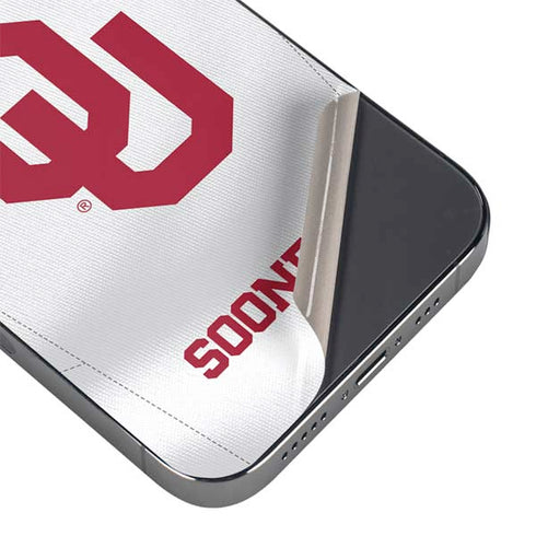 University of Oklahoma White Jersey iPhone 16e Skin