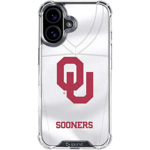 University of Oklahoma White Jersey iPhone 17 Clear Case