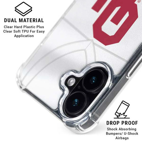 University of Oklahoma White Jersey iPhone 17 MagSafe Case