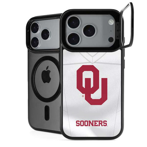 University of Oklahoma White Jersey iPhone 18 Pro Kickstand Case