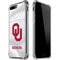 University of Oklahoma White Jersey iPhone 7/8 Plus Clear Case