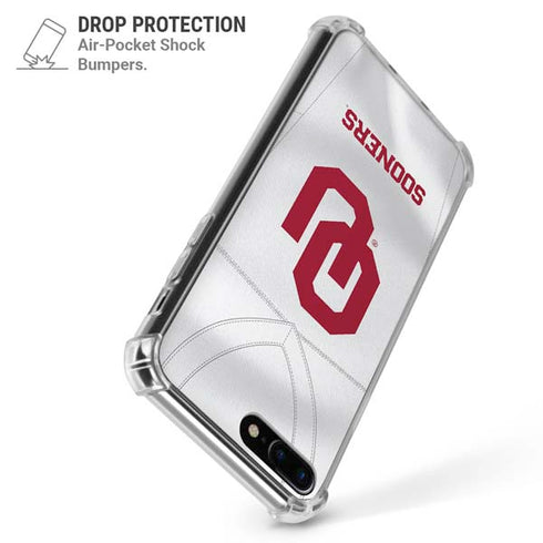 University of Oklahoma White Jersey iPhone 7/8 Plus Clear Case