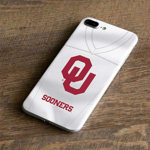 University of Oklahoma White Jersey iPhone 8 Plus Skin