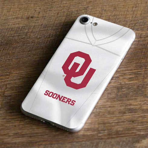 University of Oklahoma White Jersey iPhone 8 Skin
