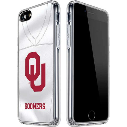 University of Oklahoma White Jersey iPhone SE (2nd & 3rd Gen) Clear Case