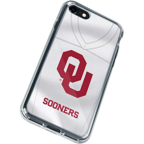 University of Oklahoma White Jersey iPhone SE (2nd & 3rd Gen) Clear Case