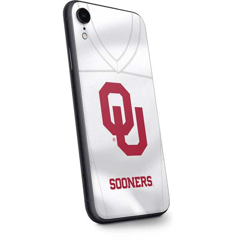 University of Oklahoma White Jersey iPhone XR Skin