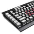 University of Oklahoma White Jersey K95 RGB PLATINUM Mechanical Gaming Keyboard Skin