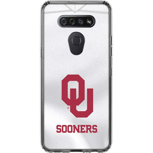 University of Oklahoma White Jersey LG K51/Q51 Clear Case