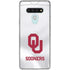 University of Oklahoma White Jersey LG Stylo 6 Clear Case