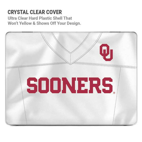 University of Oklahoma White Jersey MacBook Air 13in M1 (2021) Case plus Skin