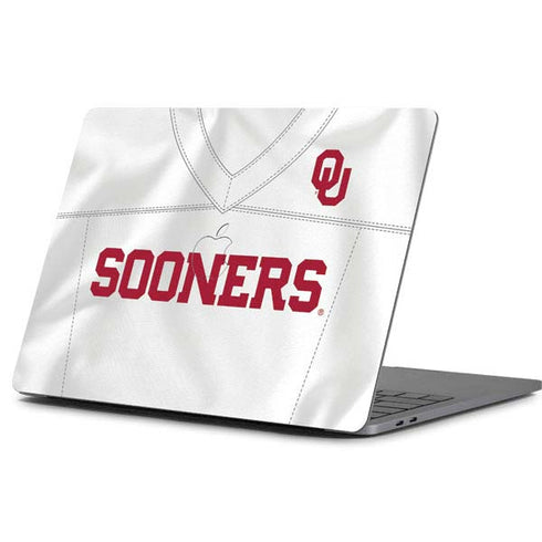 University of Oklahoma White Jersey Apple MacBook Pro 13-inch Skin