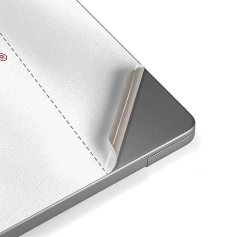 University of Oklahoma White Jersey MacBook Pro 14in (2021-24) Skin