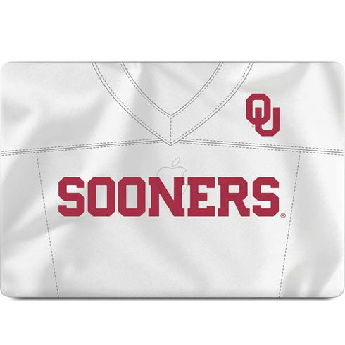 University of Oklahoma White Jersey MacBook Skins