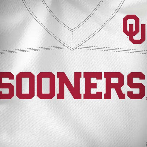 University of Oklahoma White Jersey MacBook Skins
