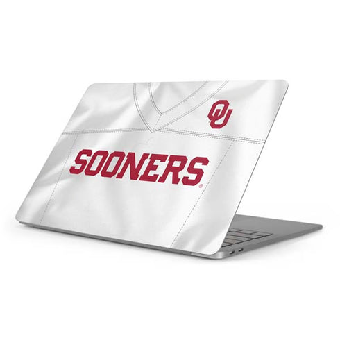 University of Oklahoma White Jersey Apple MacBook Pro 16-inch Skin