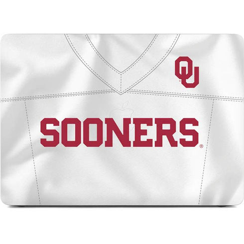 University of Oklahoma White Jersey Apple MacBook Pro 16-inch Skin