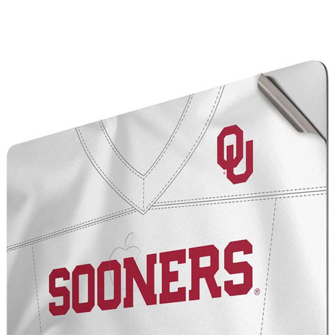 University of Oklahoma White Jersey Apple MacBook Pro 16-inch Skin