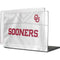 University of Oklahoma White Jersey MacBook Cases