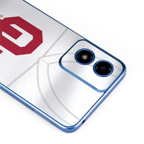 University of Oklahoma White Jersey Moto G Play 4G (2024) Skin