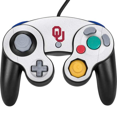 University of Oklahoma White Jersey Nintendo GameCube Controller Skin