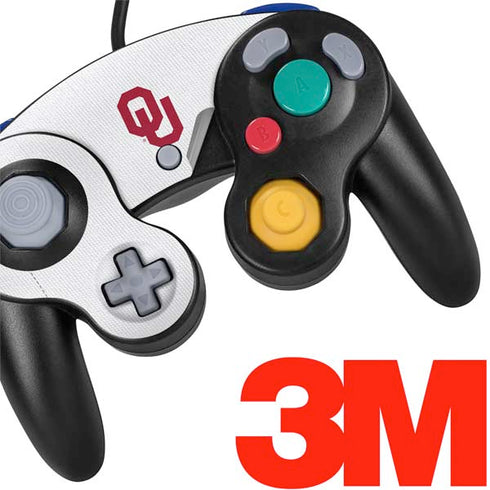 University of Oklahoma White Jersey Nintendo GameCube Controller Skin