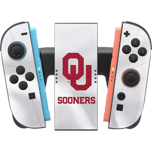 University of Oklahoma White Jersey Nintendo Switch 2 (2025) Joy-Con Controller Skin