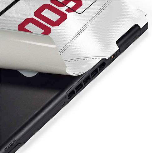 University of Oklahoma White Jersey Nintendo Switch Bundle Skin