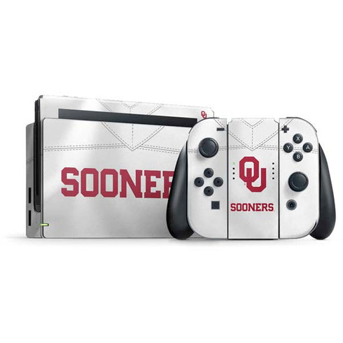 University of Oklahoma White Jersey Nintendo Skins