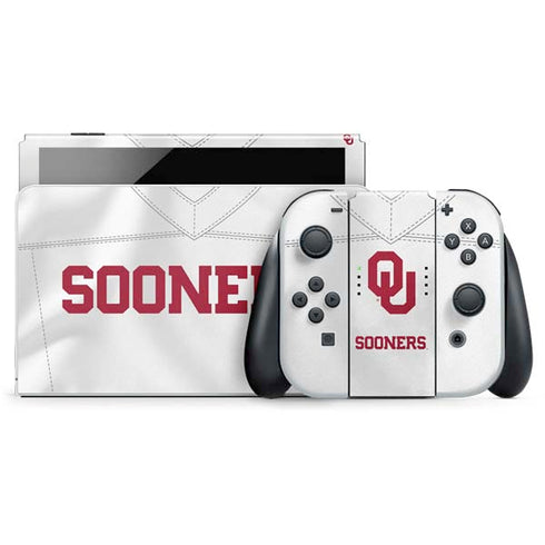 University of Oklahoma White Jersey Nintendo Skins