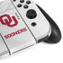 University of Oklahoma White Jersey Nintendo Switch OLED (2021) Skin