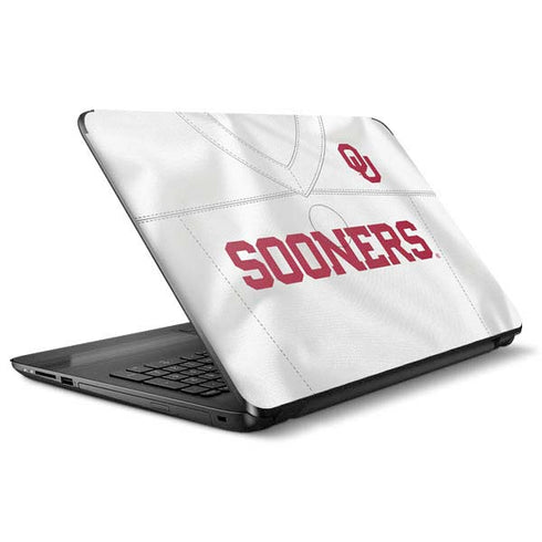University of Oklahoma White Jersey HP Notebook Skin